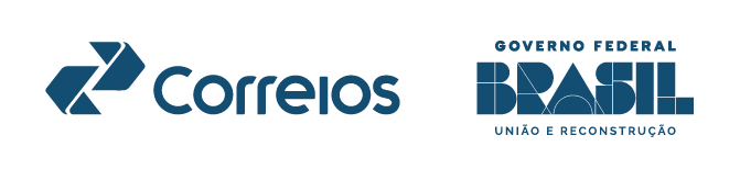 Logo dos Correios e do Governo Federal